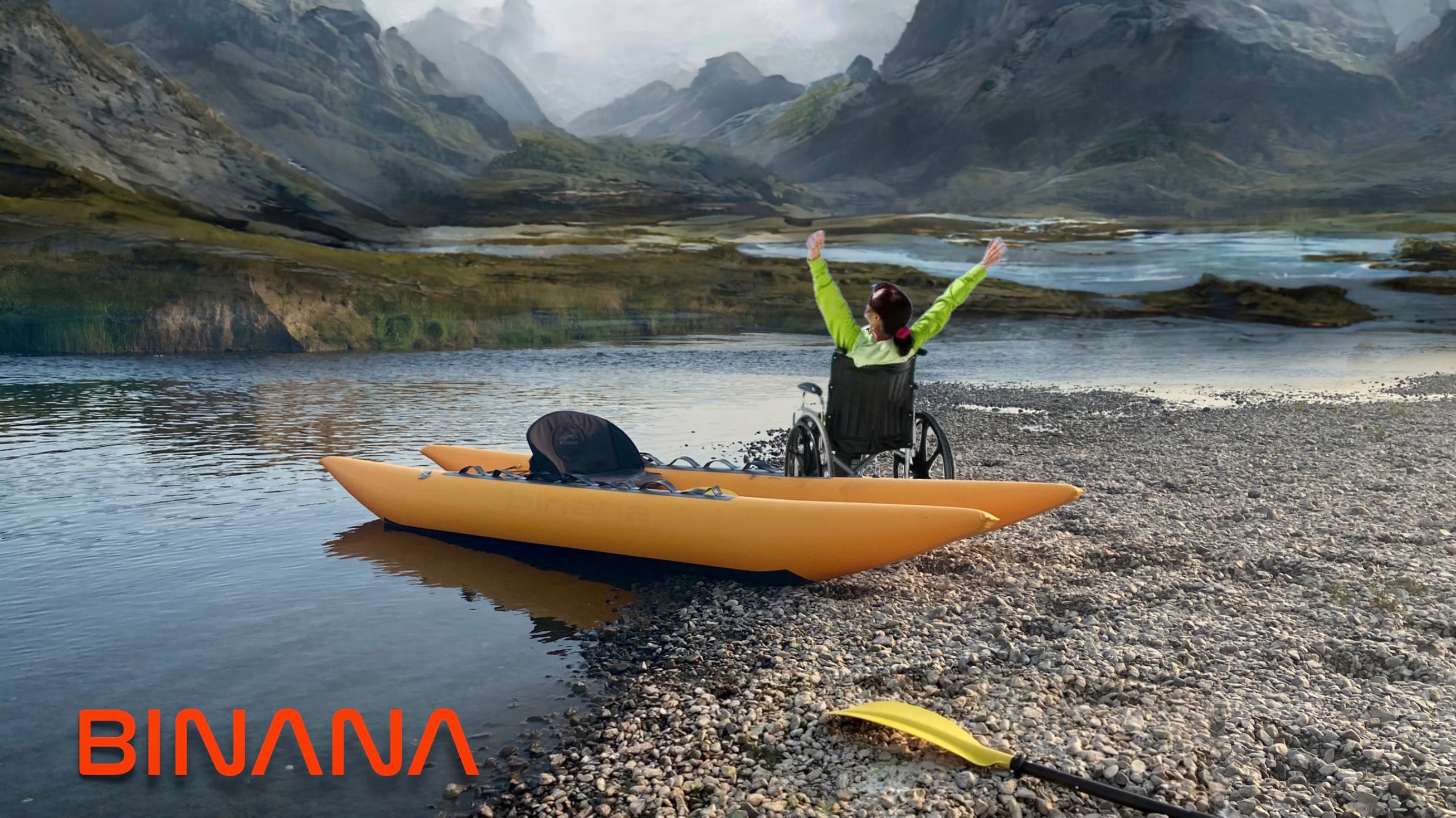 Bi-nana Catamaran Kayak full pack Bi-nana Catamaran Kayak full pack
