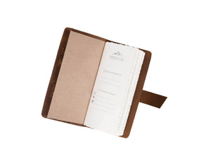 Genuine Leather Hiking Logbook